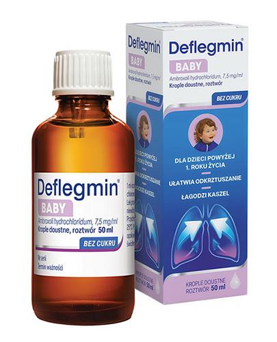 DEFLEGMIN Baby 7,5 mg / ml krople doustne, 50 ml